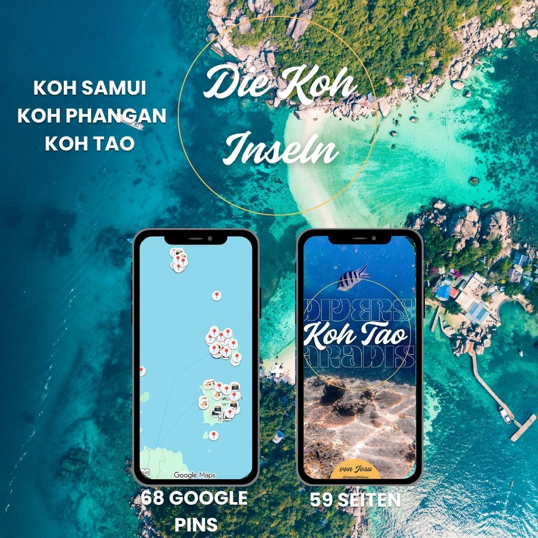 Thailand Reiseguide mit 250+ Maps Pins